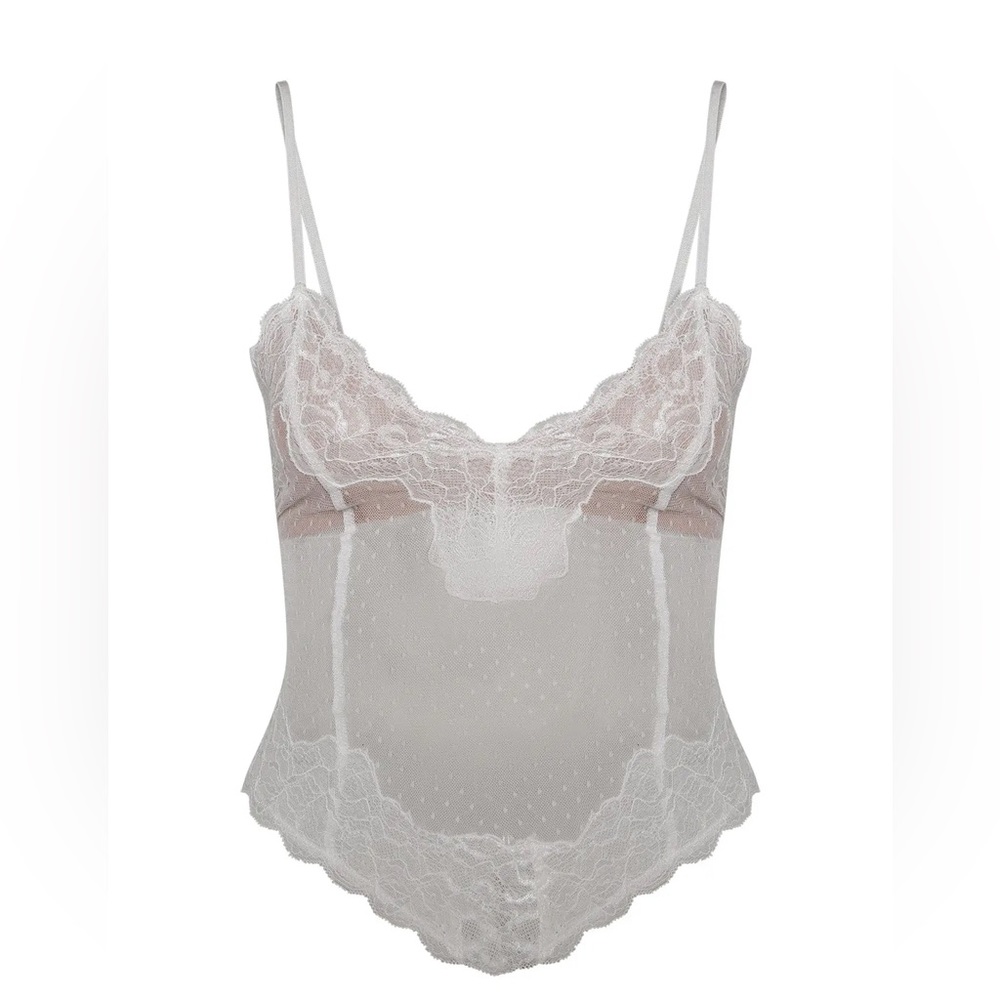 I.AM.GIA White Lace Cami